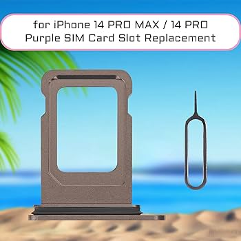 Amazon.com: Risidamoy for iPhone 14 Pro Max Purple SIM Card Tray